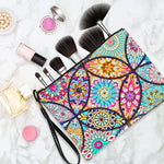 Brillante Blume Mandala Diamond Painting Handgelenktasche