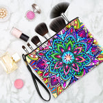 Brillantes Lotus Mandala Diamond Painting Handgelenktasche