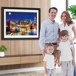 Brooklyn Bridge bei Nacht Diamond Painting