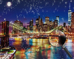 Brooklyn Bridge bei Nacht Diamond Painting