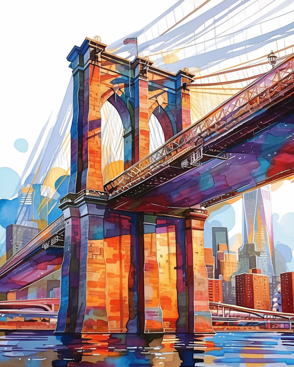 Brooklyn-Brücke Diamond Painting