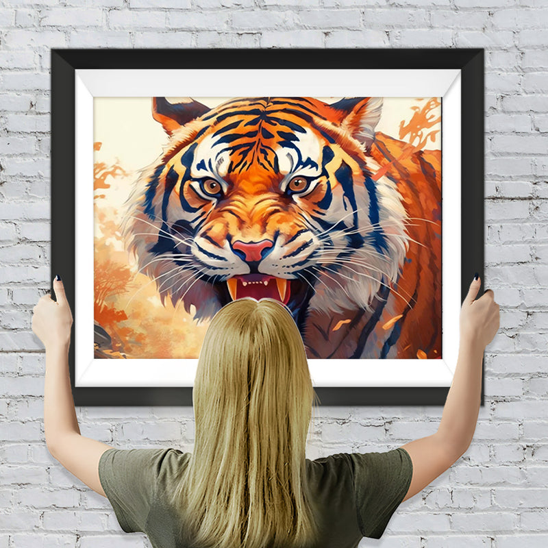 Brüllender Tiger Diamond Painting