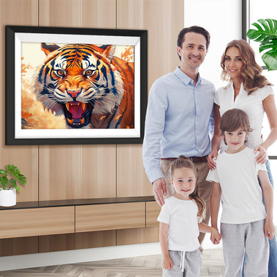 Brüllender Tiger Diamond Painting