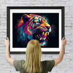 Brüllender Tiger Diamond Painting