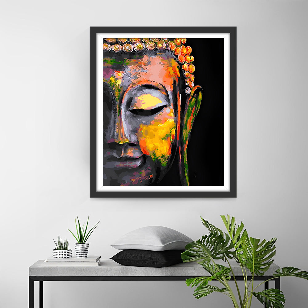 Buddha im Dunkeln Diamond Painting