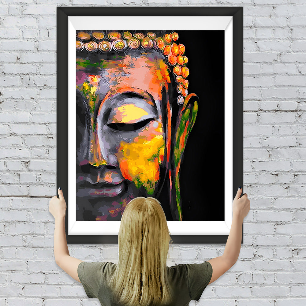 Buddha im Dunkeln Diamond Painting