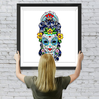 Buddha Totenkopf Diamond Painting