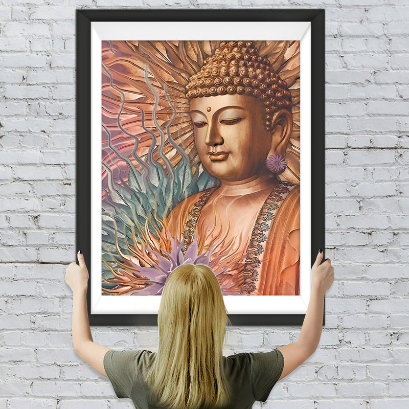 Buddha und Frieden Diamond Painting