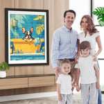 Bulldogge in der Badewanne Diamond Painting