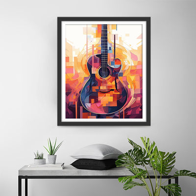 Bunte abstrakte Gitarre Diamond Painting