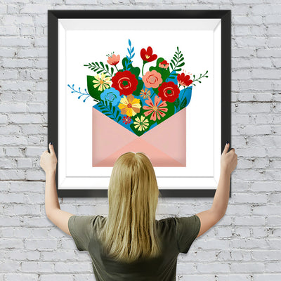 Bunte Blumen Diamond Painting