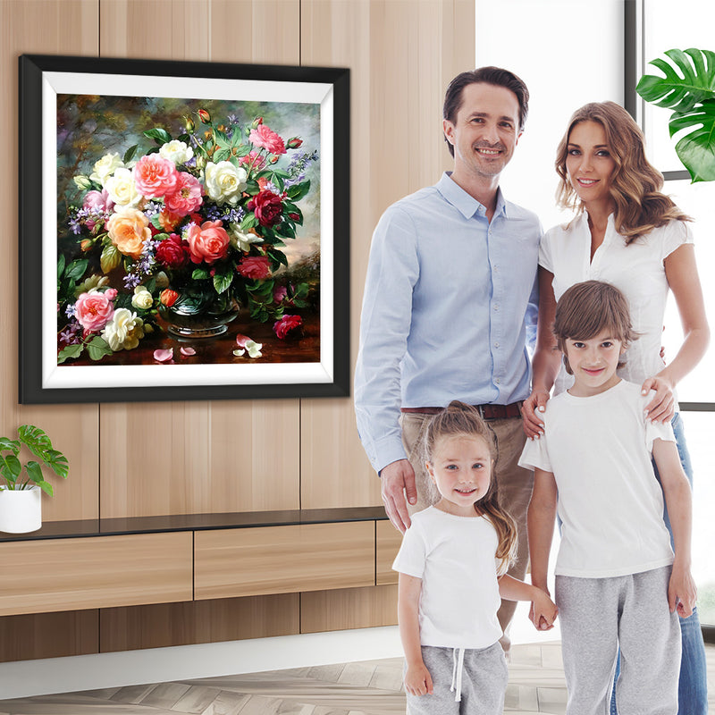 Bunte Blumen Diamond Painting