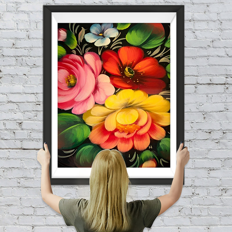 Bunte Blumen Diamond Painting