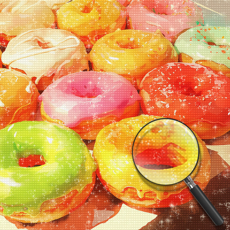 Bunte Donuts Diamond Painting