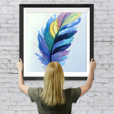 Bunte Feder Diamond Painting