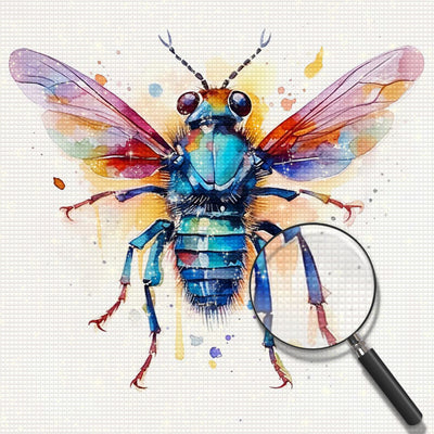 Bunte Fliege Diamond Painting