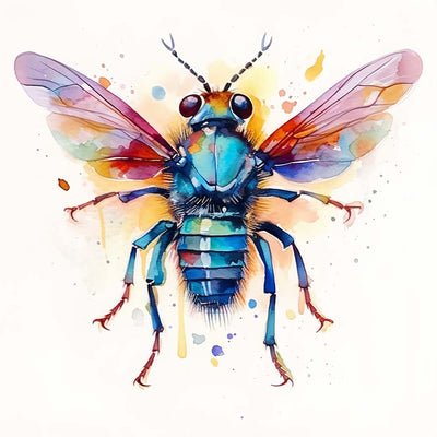 Bunte Fliege Diamond Painting