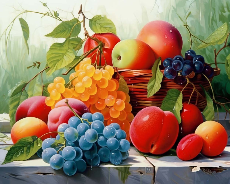 Bunte Früchte Diamond Painting
