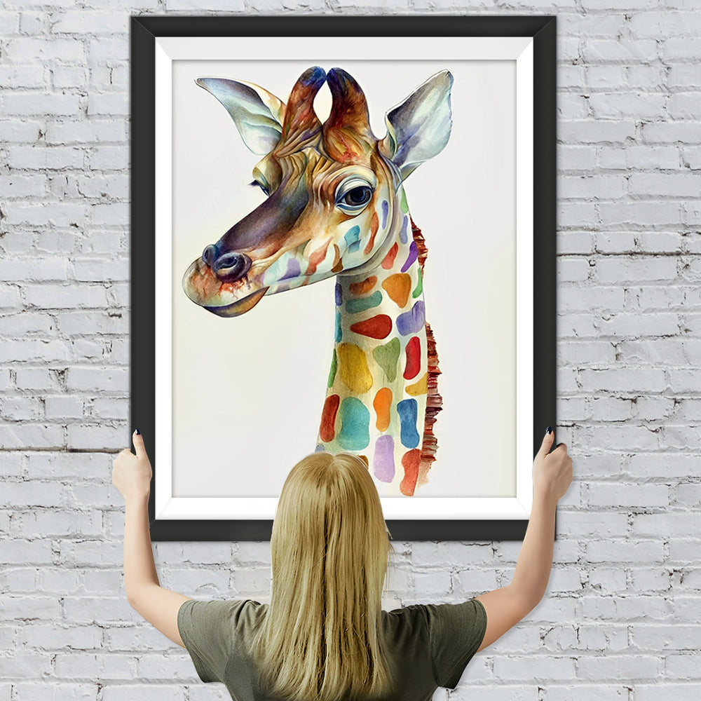 Bunte Giraffe Diamond Painting