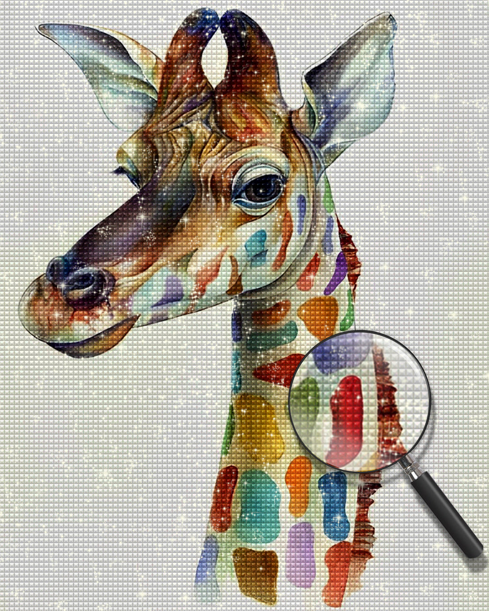Bunte Giraffe Diamond Painting