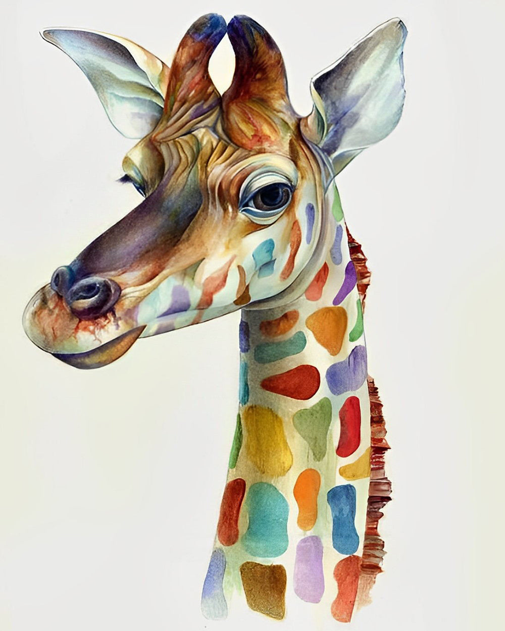 Bunte Giraffe Diamond Painting
