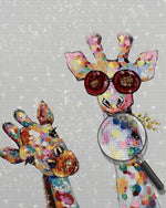 Bunte Giraffenfreunde Diamond Painting