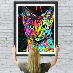 Bunte Katze Diamond Painting