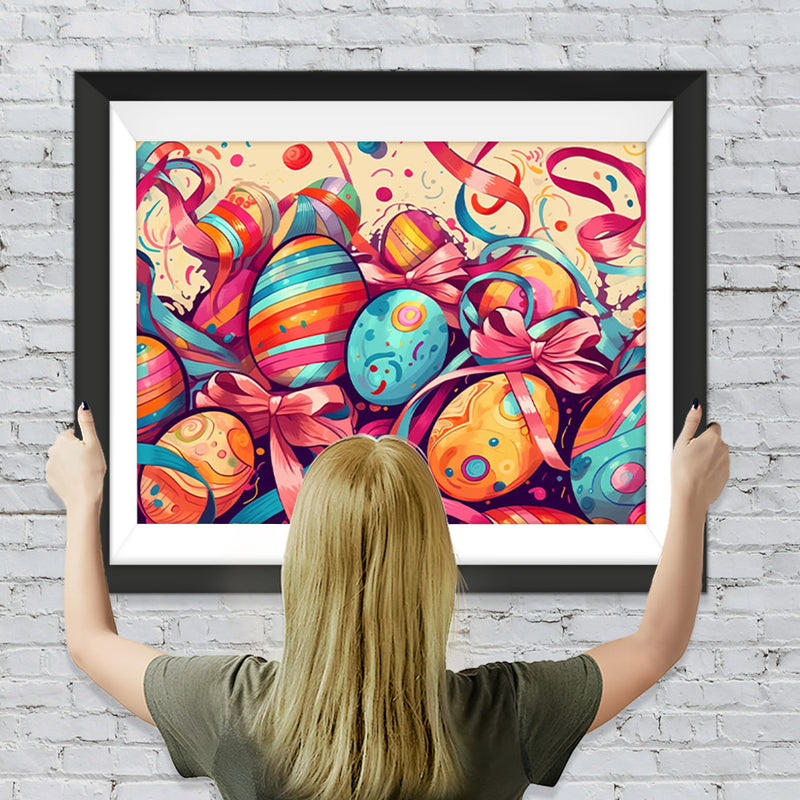 Bunte Ostereier Diamond Painting