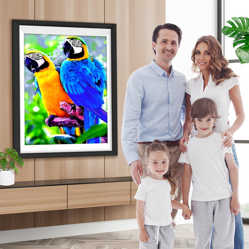 Bunte Papageien Diamond Painting