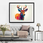 Bunte ruhige Hirsche Diamond Painting