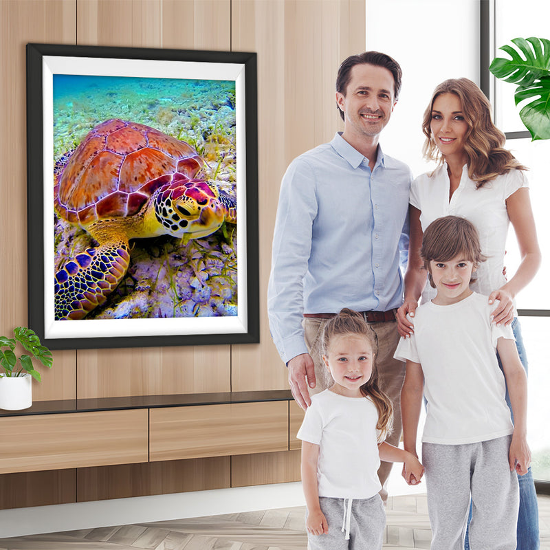 Bunte Schildkröte Diamond Painting