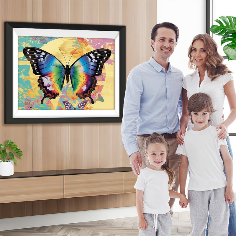 Bunte Schmetterlinge Diamond Painting