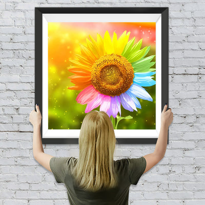 Bunte Sonnenblume Diamond Painting