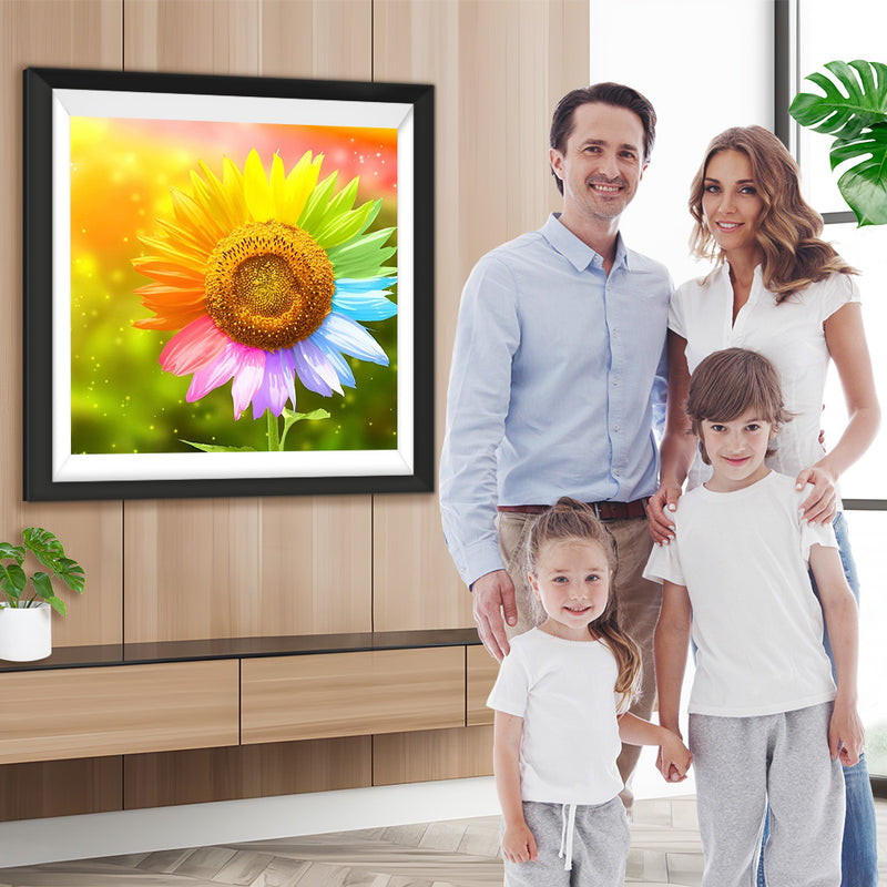 Bunte Sonnenblume Diamond Painting