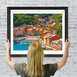 Bunte Stadt am Meer Diamond Painting