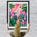 Bunte tropische Pflanzen Diamond Painting