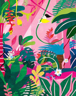 Bunte tropische Pflanzen Diamond Painting