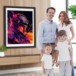 Bunte Weltraummarine Diamond Painting