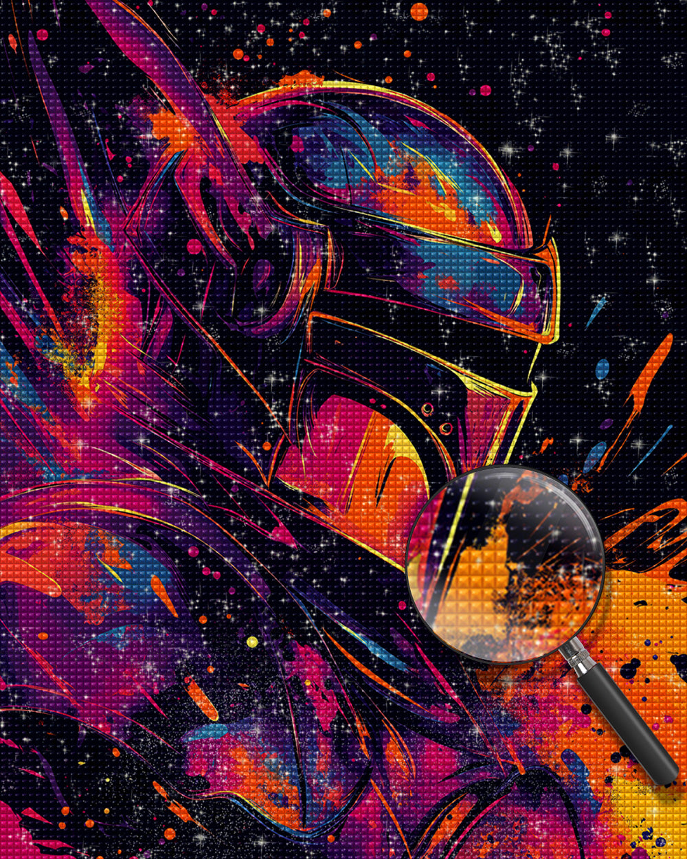 Bunte Weltraummarine Diamond Painting