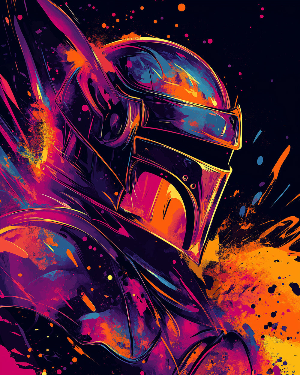 Bunte Weltraummarine Diamond Painting