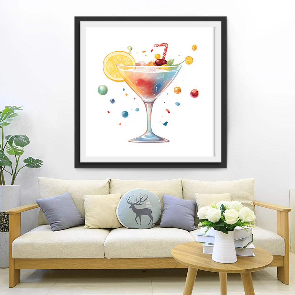 Bunter Fruchtcocktail Diamond Painting