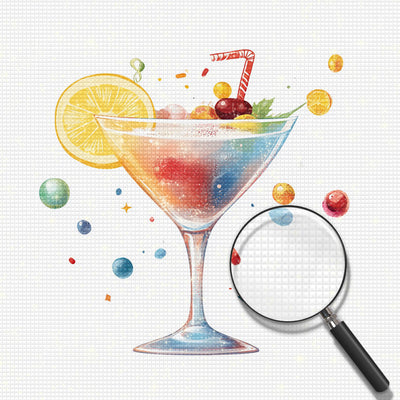 Bunter Fruchtcocktail Diamond Painting