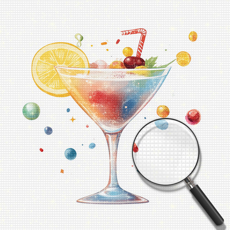 Bunter Fruchtcocktail Diamond Painting