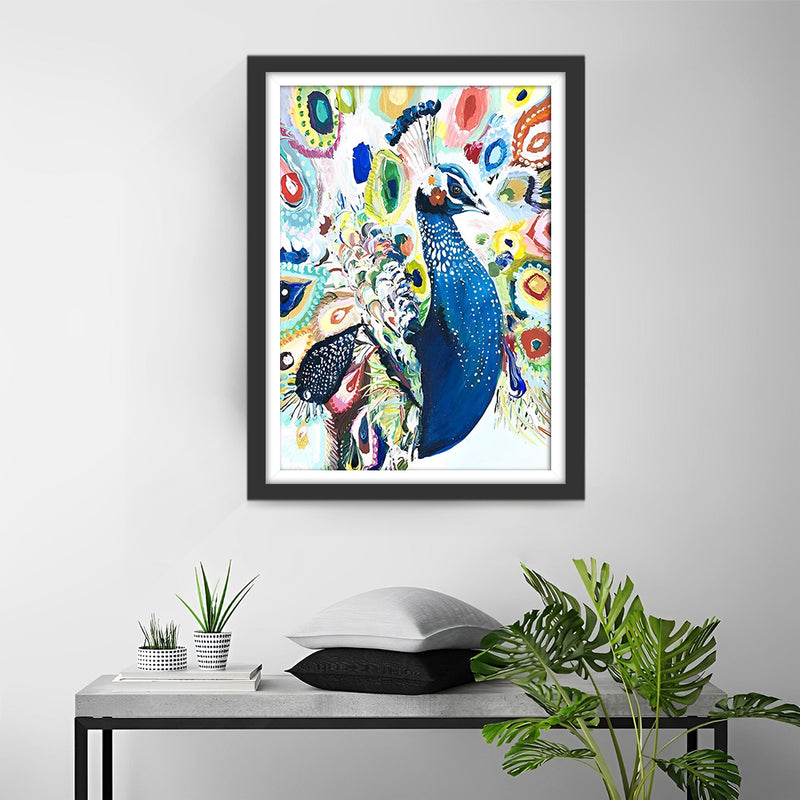 Bunter Pfau Diamond Painting