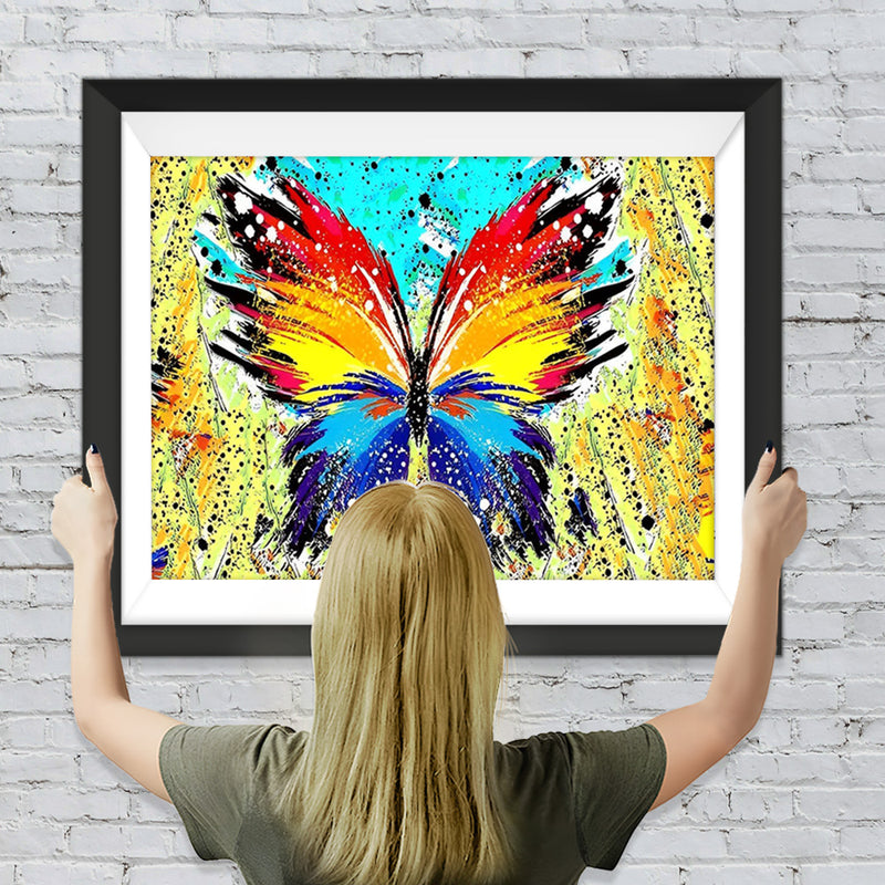 Bunter Schmetterling Diamond Painting