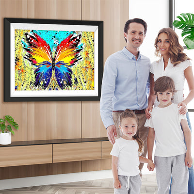 Bunter Schmetterling Diamond Painting