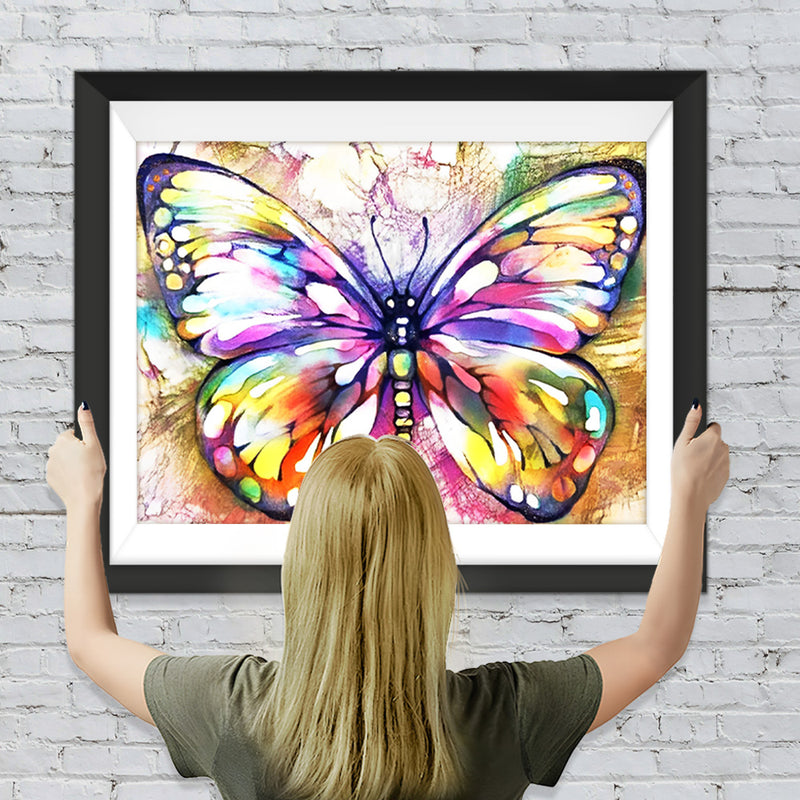 Bunter Schmetterling Diamond Painting