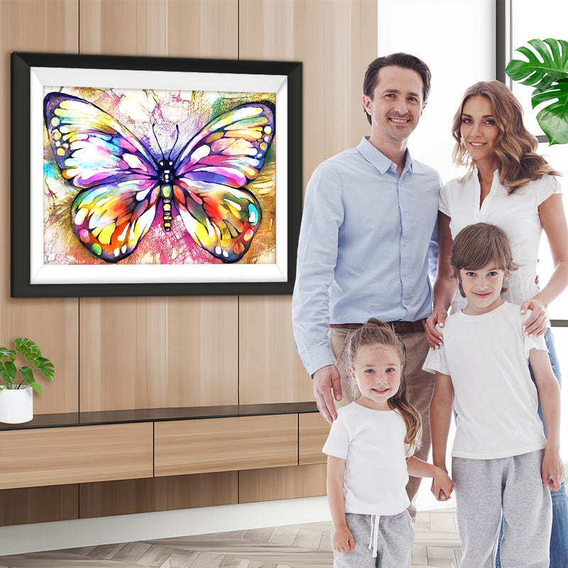 Bunter Schmetterling Diamond Painting