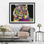 Bunter Tiger Diamond Painting