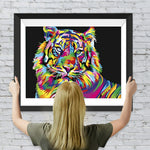 Bunter Tiger Diamond Painting